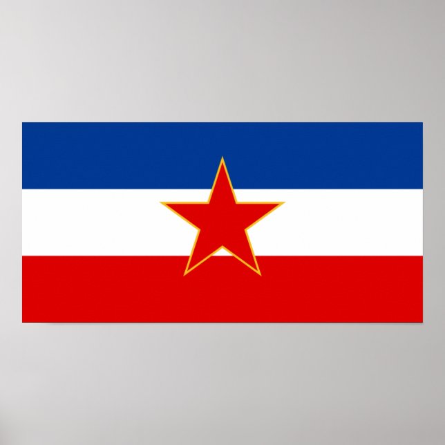 Flag of Yugoslavia (1945-1992) Poster (Front)