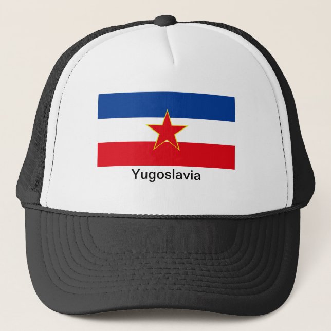 Flag of Yugoslavia Trucker Hat (Front)