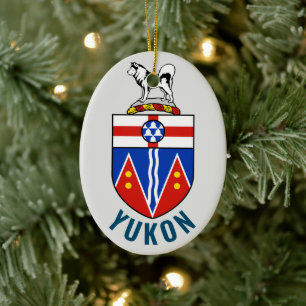Flag of Yukon Territory - Canada Ceramic Ornament