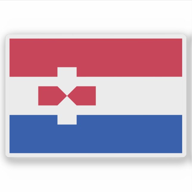 Flag of Zaanstad, the Netherlands Sticker (Front)