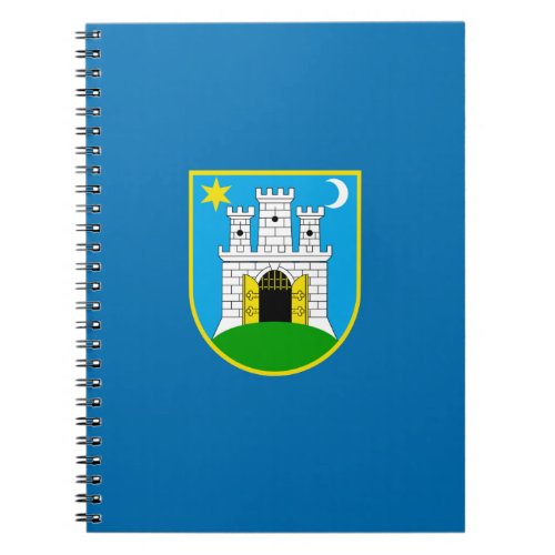 Flag of Zagreb Croatia Notebook