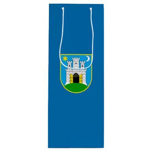 Flag of Zagreb, Croatia Wine Gift Bag