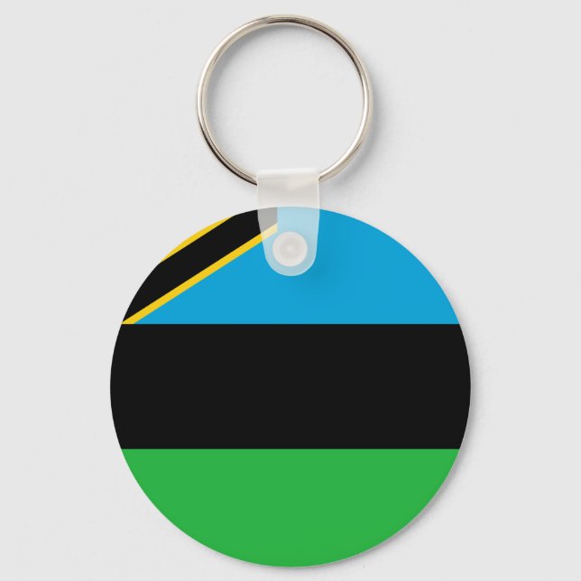 Flag of Zanzibar Keychain (Front)