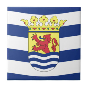 Flag of Zeeland Ceramic Tile