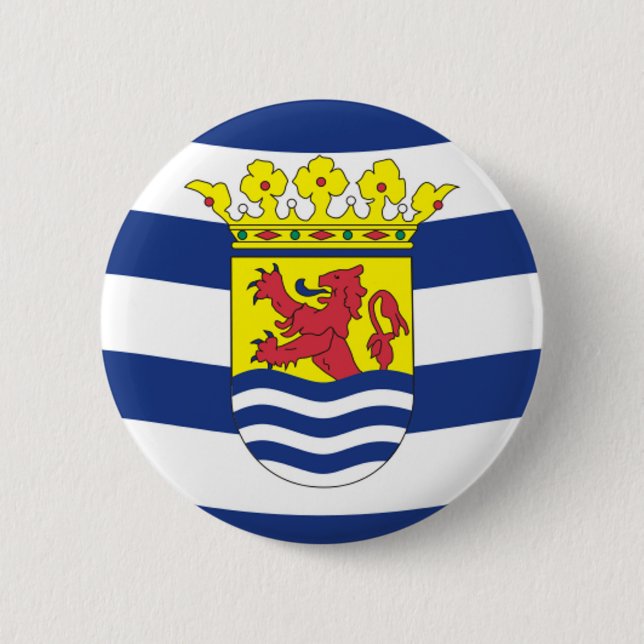 Flag of Zeeland Pinback Button (Front)