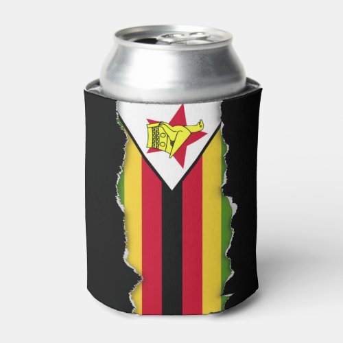 Flag of Zimbabwe Can Cooler