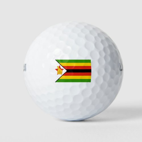 Flag of  Zimbabwe Golf Balls