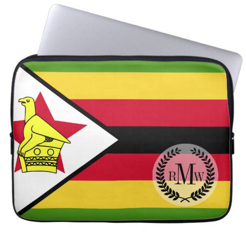 Flag of Zimbabwe Laptop Sleeve