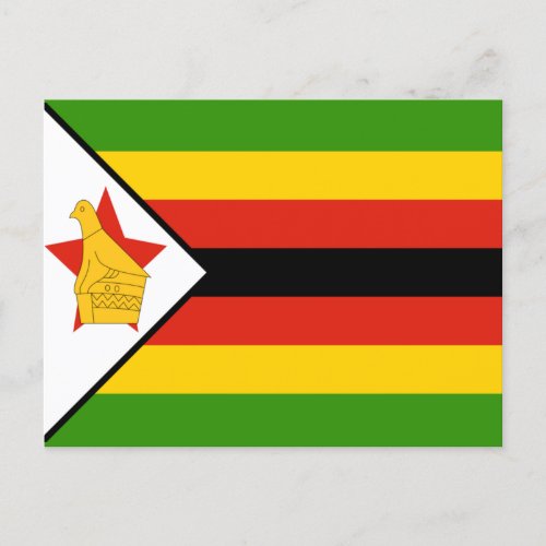 Flag of  Zimbabwe Postcard