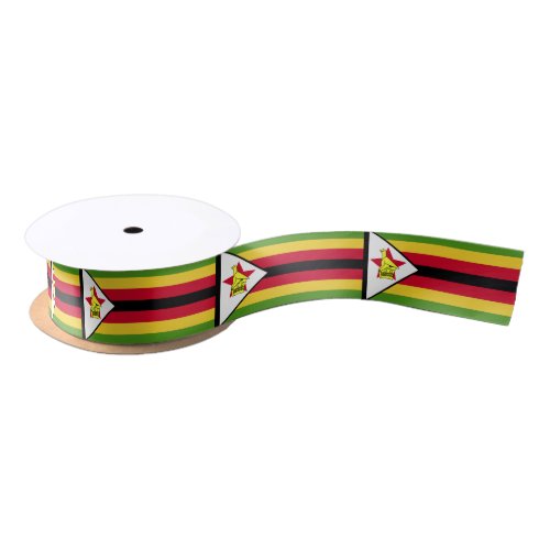 Flag of Zimbabwe Satin Ribbon