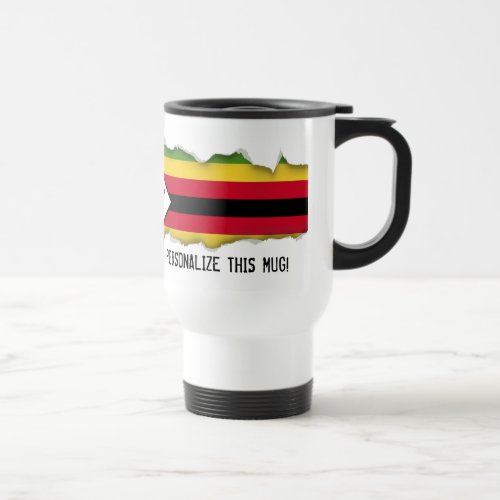 Flag of Zimbabwe Travel Mug