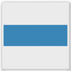 Flag of Zug, Switzerland Sticker