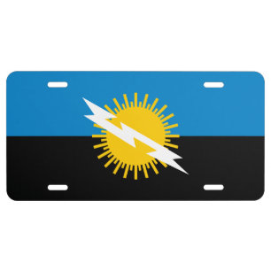 Flag of Zulia State - VENEZUELA License Plate