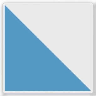 Flag of Zurich (Zürich), Switzerland Sticker