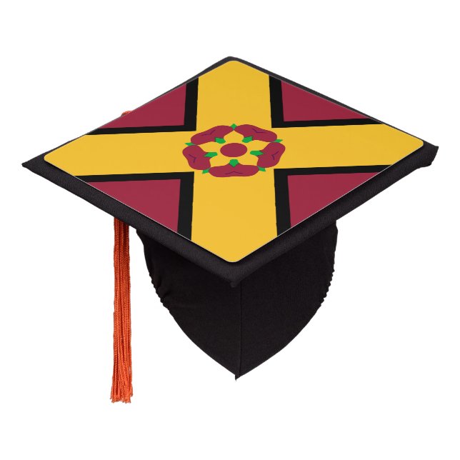 Flag on Northamptonshire Graduation Cap Topper (Angled)