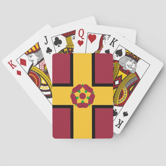 Flag on Northamptonshire Playing Cards (Back)