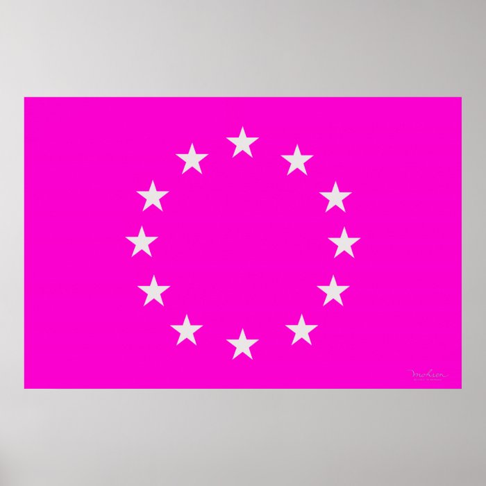 Flag Optical Illusion   EU Print