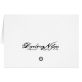 Flag Over Teton Card (Back Horizontal)