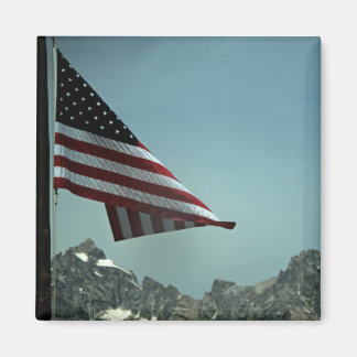 Flag Over Teton Magnet