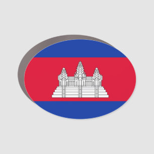 Flag pattern of Cambodia Car Magnet