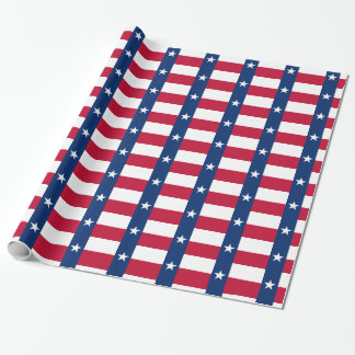Flag Pattern Of Texas Wrapping Paper