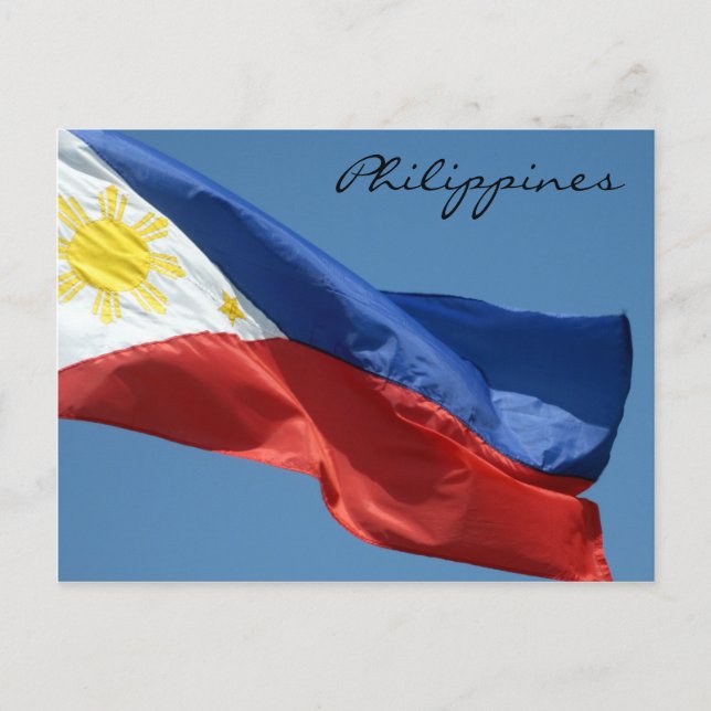 flag philippines postcard (Front)