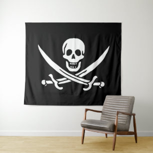 Flag Pirate Jolly Roger Tapestry