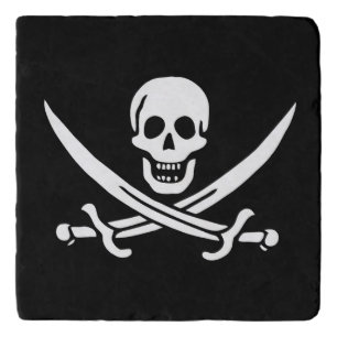 Flag Pirate Jolly Roger Trivet