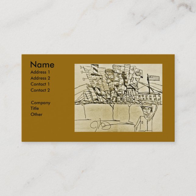 FLAG PLACER BUSINESS CARD (Front)