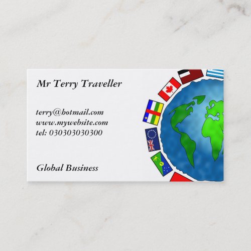 Flag Planet Business Card