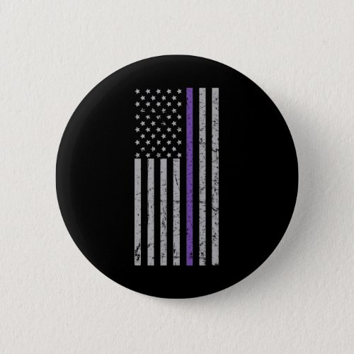 Flag Purple Strip Memories Problem Heimer  Button