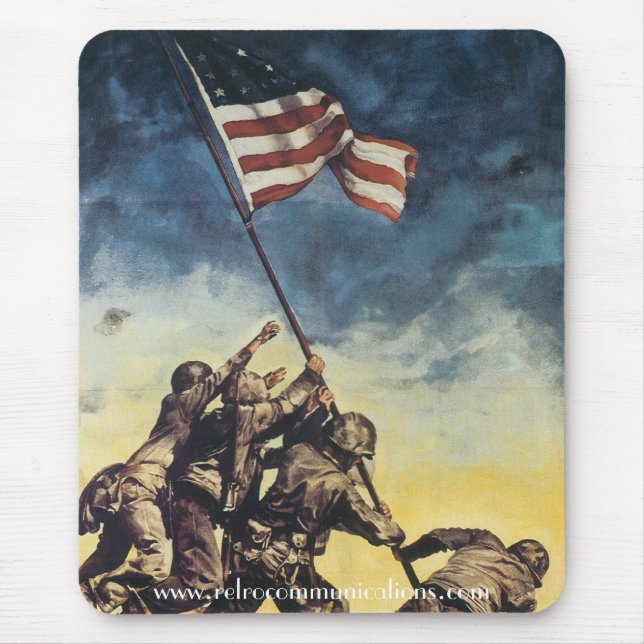 Flag Raising Over Iwo Jima Mouse Pad (Front)
