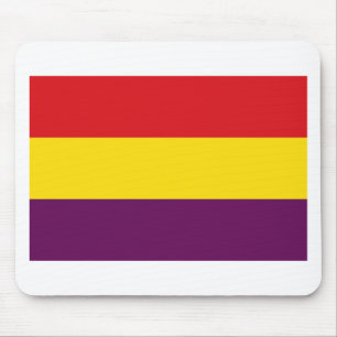 Flag Republic of Spain - Bandera República España Mouse Pad