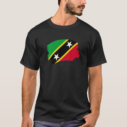 Flag Saint Kitts And Nevis  1 T_Shirt