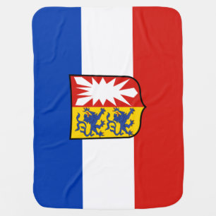 Flag Schleswig-Holstein Baby Blanket