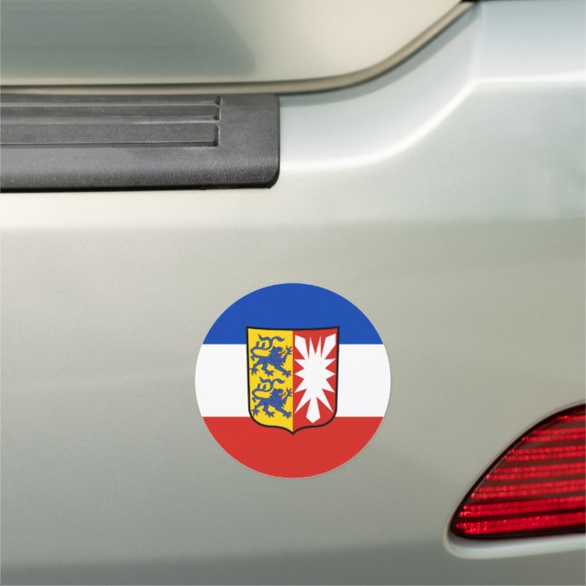Flag Schleswig-Holstein Car Magnet (In Situ)