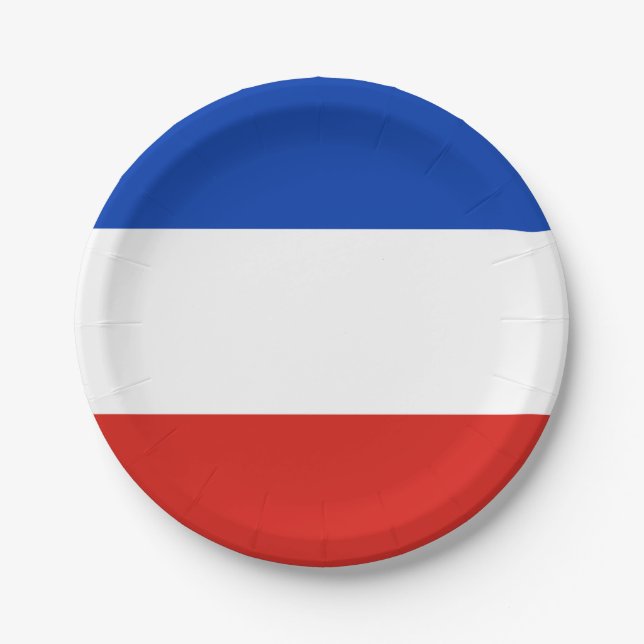 Flag Schleswig-Holstein Paper Plates (Front)