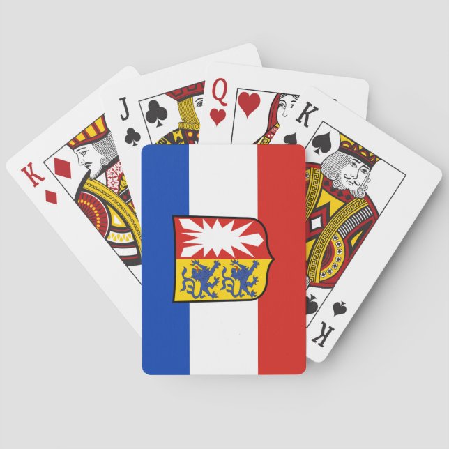 Flag Schleswig-Holstein Playing Cards (Back)
