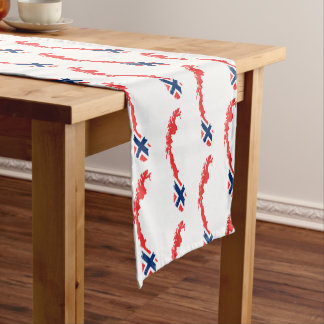 flag short table runner