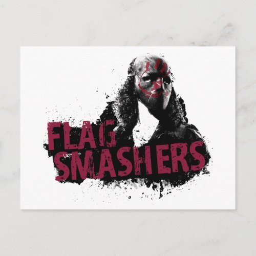 Flag Smashers Graphic Postcard