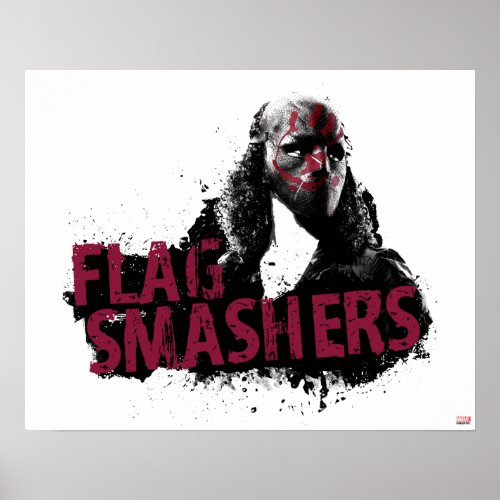 Flag Smashers Graphic Poster