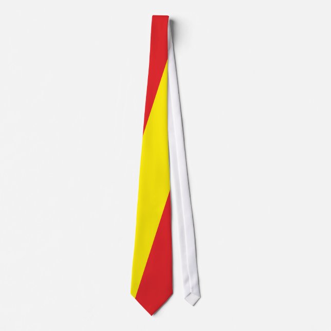 flag Spain Espana Spain Neck Tie (Front)