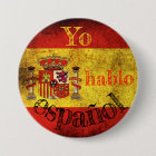 Yo Hablo Español Button Pin / Botón | Zazzle.com