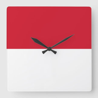 flag square wall clock
