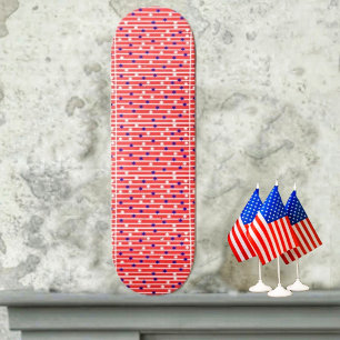 Flag Stars Skateboard