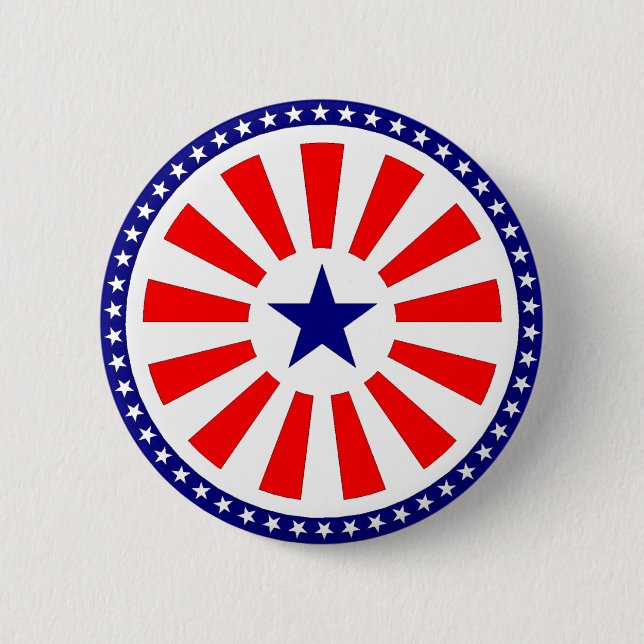 Flag sticker button (Front)