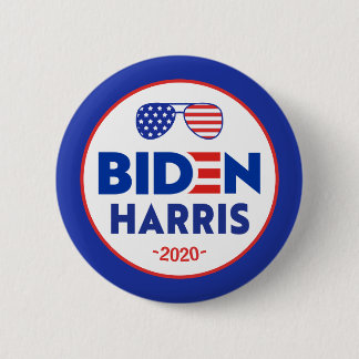 Flag Sunglasses Elect Joe Biden Kamala Harris 2020 Button