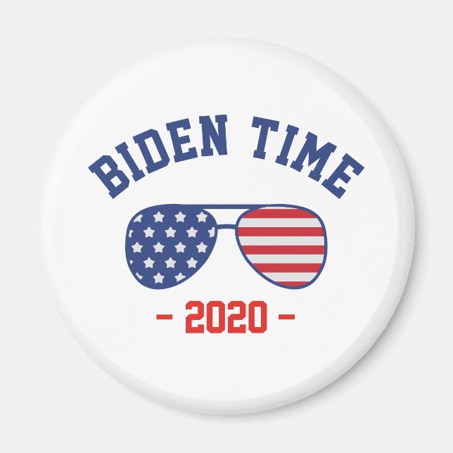 Flag Sunglasses Joe Biden 2020 For President Magnet (Front)