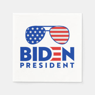 Flag Sunglasses Joe Biden 2020 President Election Napkins