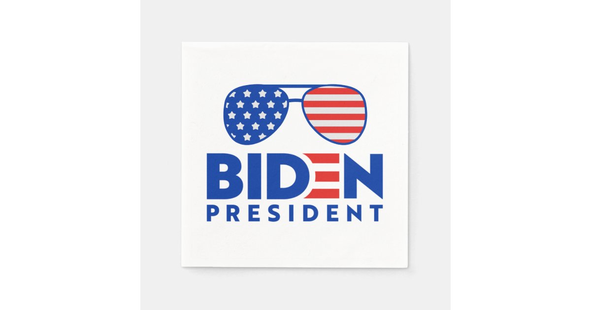 Flag Sunglasses Joe Biden 2020 President Election Napkins Zazzle Com